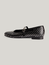 Image sur Ballerines avec rivets LUCIEN
