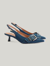 Bild von Slingpumps im Denim-Look