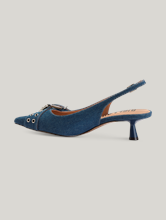 Bild von Slingpumps im Denim-Look