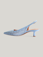Image sur Escarpins en cuir perforé