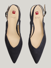 Bild von Slingpumps aus Veloursleder