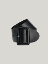 Bild von Taillengürtel aus Leder mit Schnalle