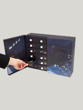 Bild von Adventskalender mit Haargummis