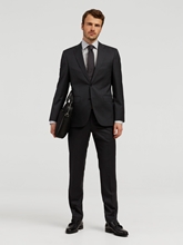 Bild von Hemd im Slim-Fit mit Struktur DOBBY