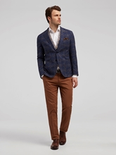 Image sur Pantalon chino Slim Fit texturé