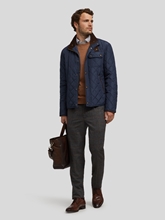 Bild von Bundfaltenhose mit Karo-Muster USTER