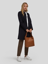 Image sur Pantalon business motif à carreaux MARON