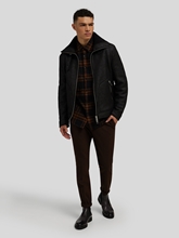 Bild von Chino mit Mikro-Karo im Slim Fit