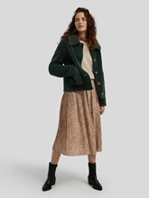 Bild von Plisseejupe mit Animal-Print