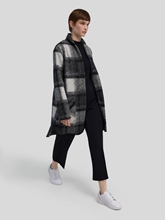 Image sur Manteau laine à carreaux