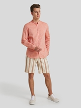 Bild von Leinenhemd mit Mao-Kragen