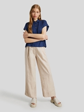 Bild von Leinenhose mit weitem Bein