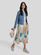 Image sur Robe midi imprimé allover