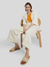 Image sur T-shirt en coton flammé