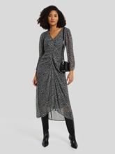 Image sur Robe midi imprimé allover