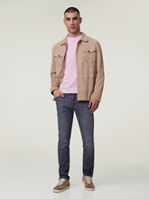 Bild von Jacke aus Ziegenveloursleder
