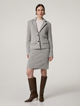 Image sur Mini-jupe bouclée en laine