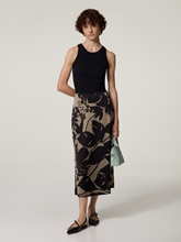 Image sur Jupe midi en viscose