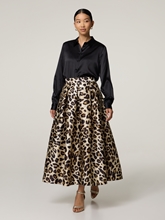 Image sur Jupe midi à motifs LUNA