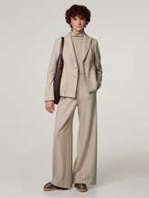 Image sur T-shirt à col roulé en laine