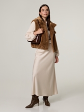 Bild von Midijupe aus Satin