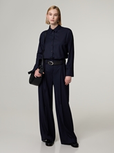 Bild von Bundfaltenhose mit Nadelstreifen