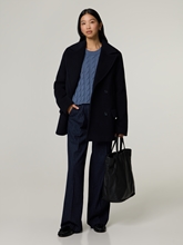 Bild von Bundfaltenhose mit Nadelstreifen