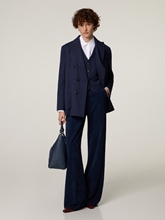 Bild von Gilet mit Nadelstreifen BUL NAVY