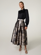 Bild von Midijupe mit Muster LUNA