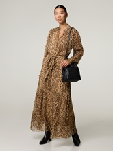 Image sur Robe midi imprimé léopard COSMOS