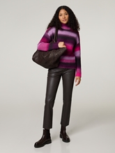 Bild von Stehkragenpullover mit Alpaka