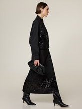 Bild von Rock aus Taft mit Pailletten