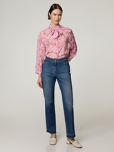 Image sur Chemisier à imprimé rétro